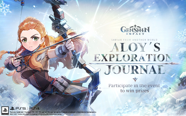 Genshin Impact Aloys Exploration Journal: Seien Sie Teil von Aloys Reise rund um Teyvat und erhalten Sie kostenlose Primogems