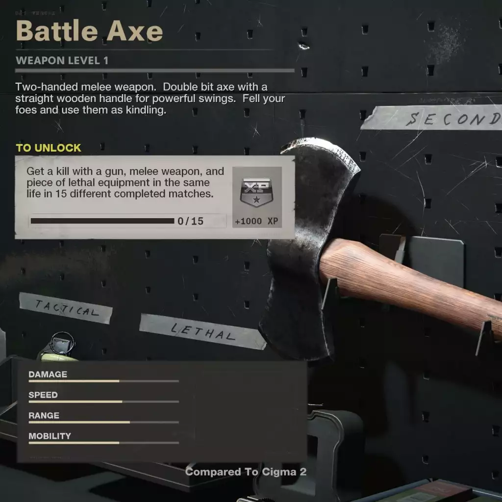 Warzone-Spieler behaupten, dass die Freischaltherausforderung für Battle Axe-Nahkampf zu schwierig ist.  (Bild: Activision)