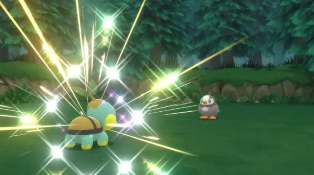 Spieler können ein paar Methoden verwenden, um ein glänzendes Pokémon zu finden.  (Bild: Game Freak)