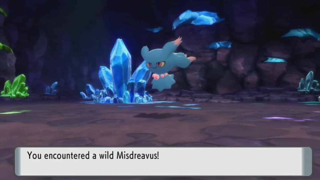 Misdreavus ist schon früh in Pokémon Strahlender Diamant und Leuchtende Perle zu finden.  (Bild: Game Freak)