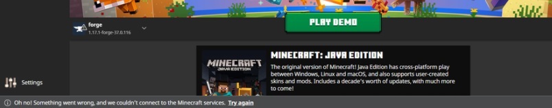 Minecraft ohne Internetverbindung repariert, wie man einen neuen Launcher spielt