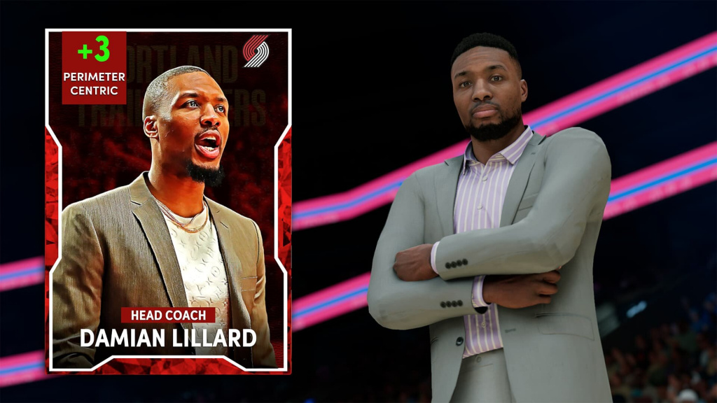 NBA 2K22 Staffel 3 Iced Out Dame Lillard Coach 