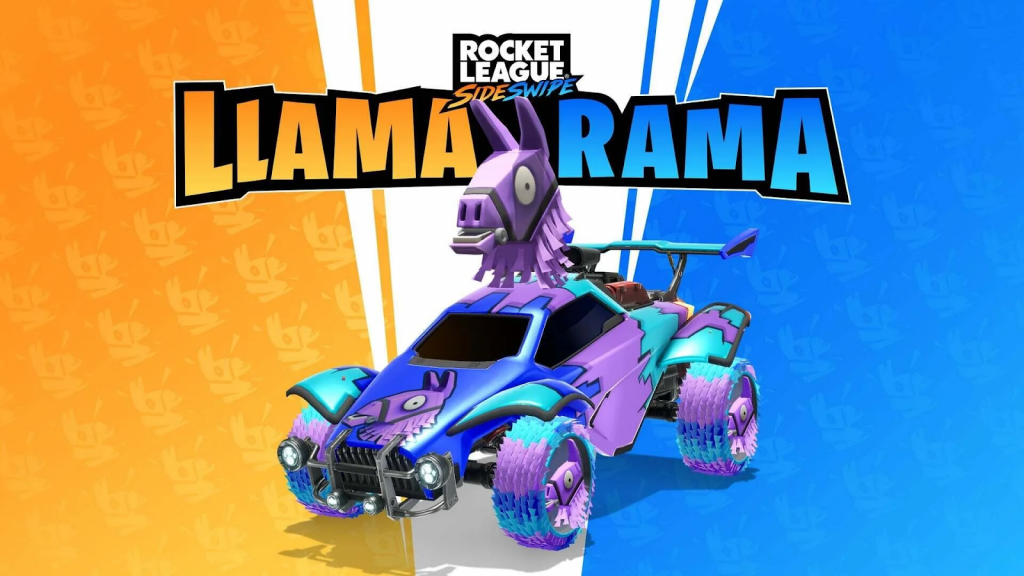 Sideswipe, mobile, ranked, dribble, air roll, free, cost, server, friend, rocket league, llamarama, items, list, challenges