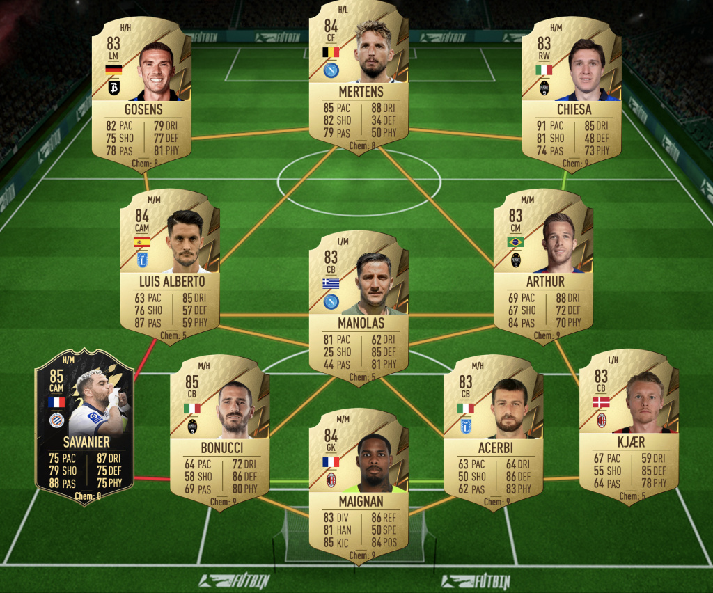 FIFA 22 trocknet Mertens FUT vs. SBC Belgien-Lösung