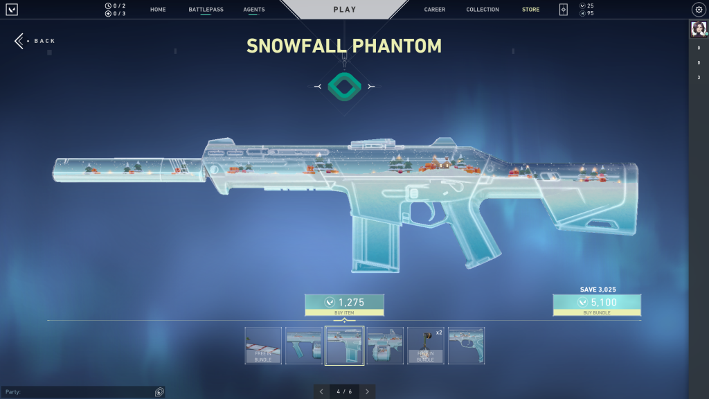 Schneefallphantom