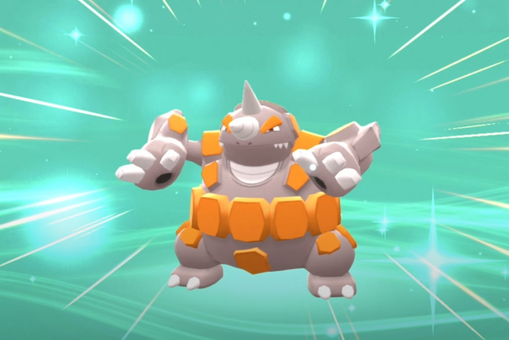 How to get catch Rhyperior Pokémon Brilliant Diamond and Shining Pearl Rhyhorn Rhydon