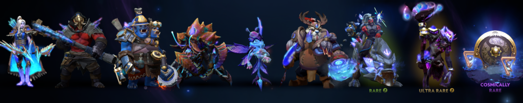 Dota 2 Aghanims Continuum-Sammlung.