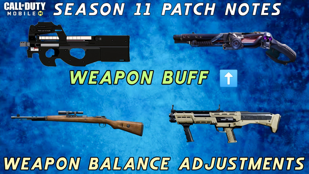 COD Mobile Season 11 Waffenbalance ändert Waffen-Buffs Nerfs-Patch-Update