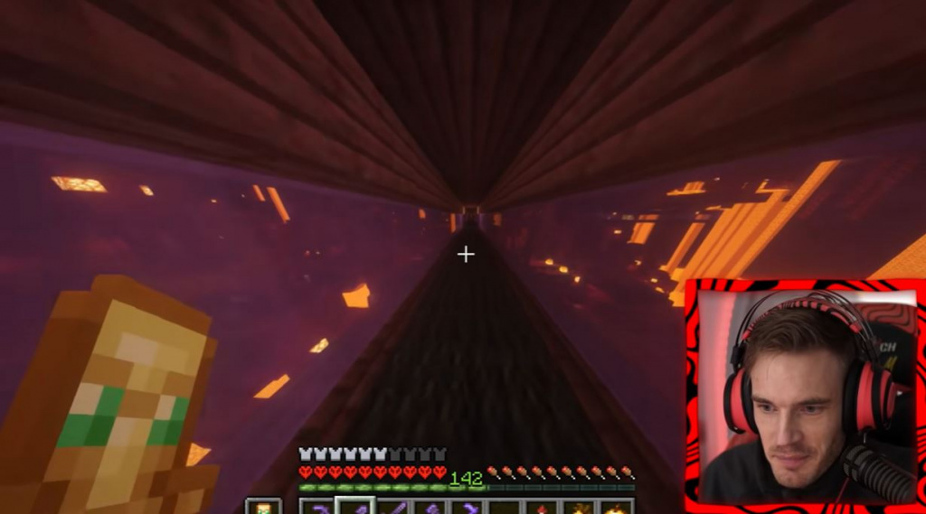 Fans loben PewDiePie für die Fortsetzung der Minecraft Hardcore Series