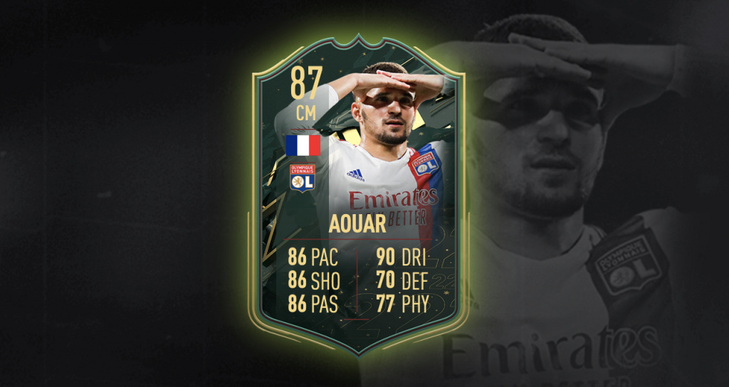 FIFA 22 Houssem Aouar Winter Wildcards SBC