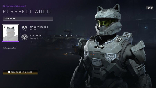 Halo Infinite Halo Infinite Shop Halo Infinite Shop Purrfect Audio Katzenohren Helm