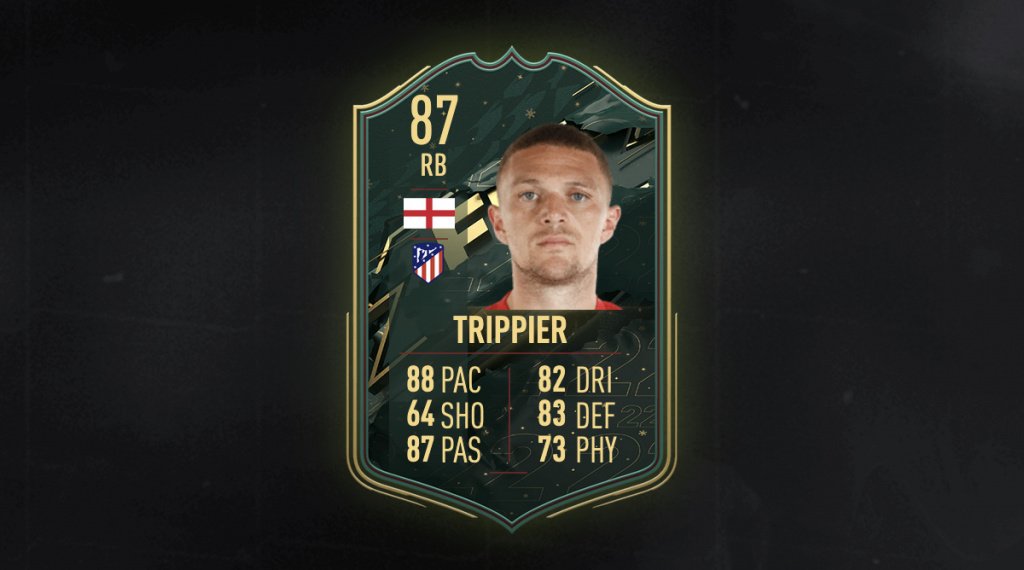 FIFA 22 Kieran Trippier Winter Wildcards Objectives stats