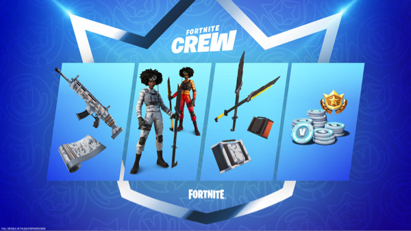 Fortnite Crew Januar Pack Fortnite Crew Januar Pack Schnee Stealth Slone Fortnite Crew Januar Pack Schnee Stealth Slone Kosmetik