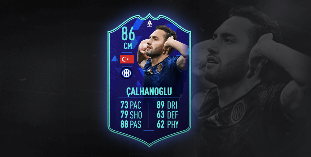 FIFA 22 Çalhanoglu Inter POTM SBC November