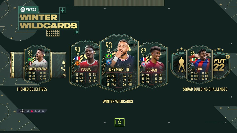 FIFA 22 Winter Wildcards Ladebildschirm