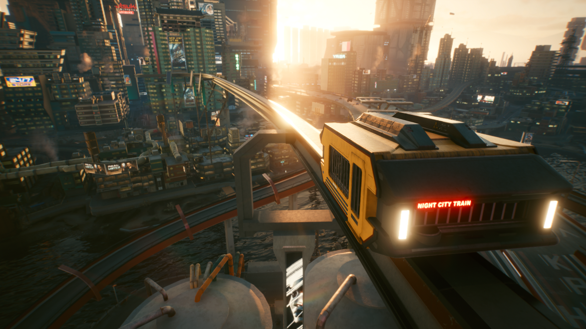 Cyberpunk 2077 finally gets a metro system