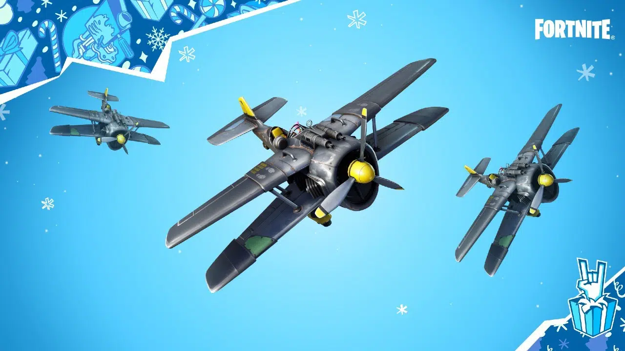 collect toy biplanes in fortnite