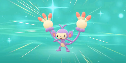 Aipom Pokemon Brillanter Diamant und glänzende Perle