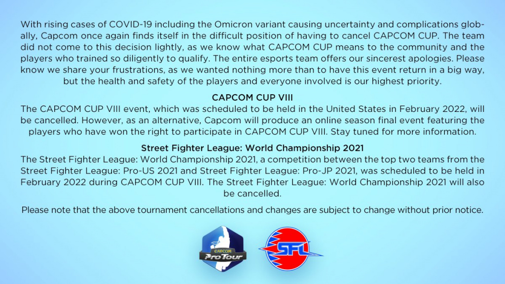 Capcom-Cup-Ankündigung