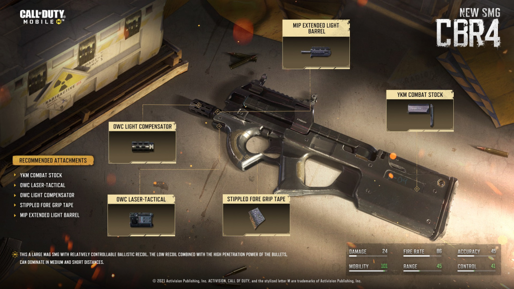 COD Mobile Season 2 CBR4 Loadout