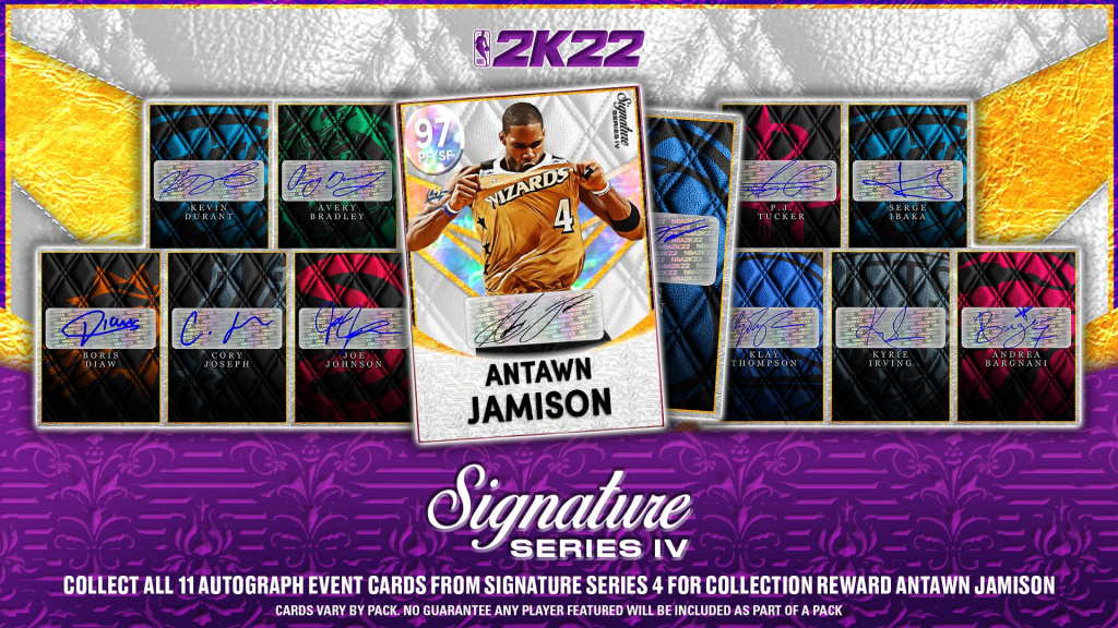 NBA 2K22 Signature Series IV Autogrammkarten