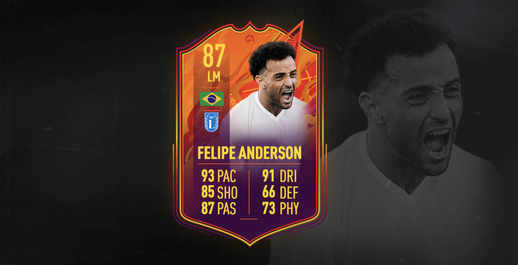 FIFA 22 Felipe Anderson Headliners Objectives challenges list