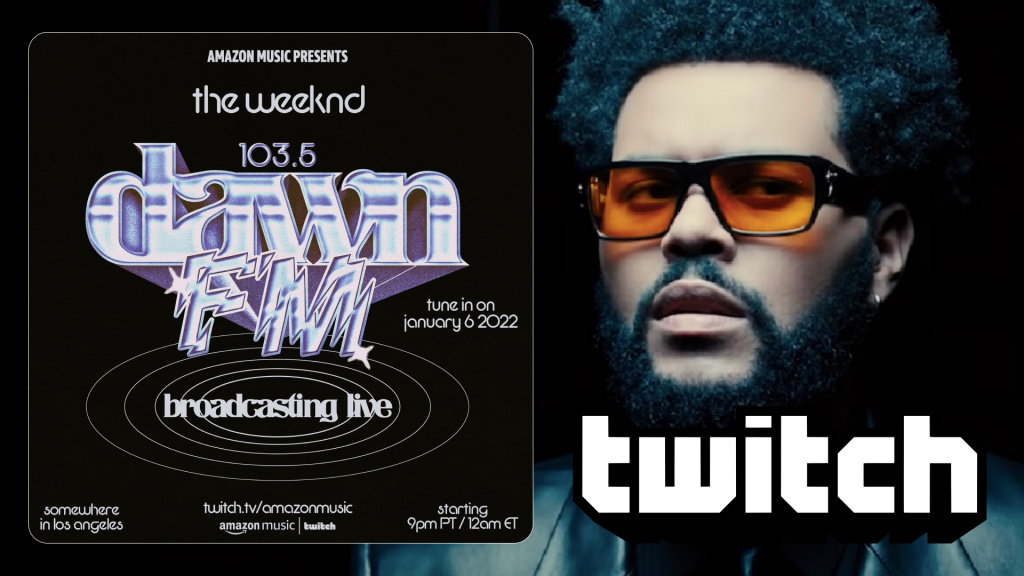 the weeknd dawn fm album twitch stream preview