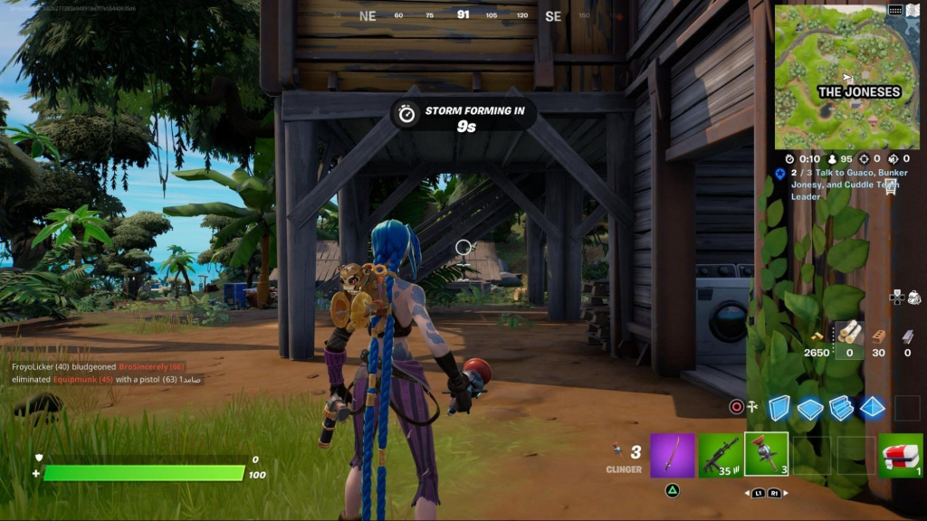 wie findet man clinger in fortnite