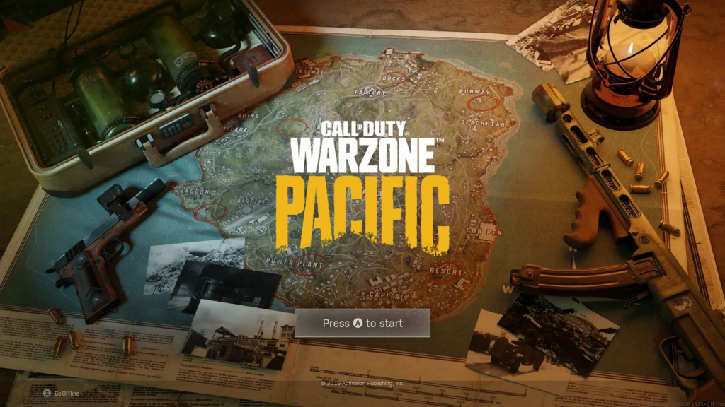 COD Warzone Pacific Staffel 2 Hauptbildschirm