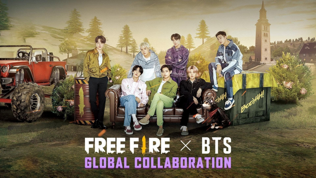 BTS x Free Fire global collaboration