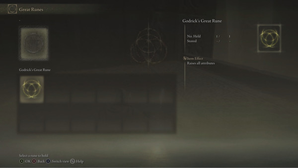 Elden Ring Guide Rune Bögen Great Runes Menu Site of Grace