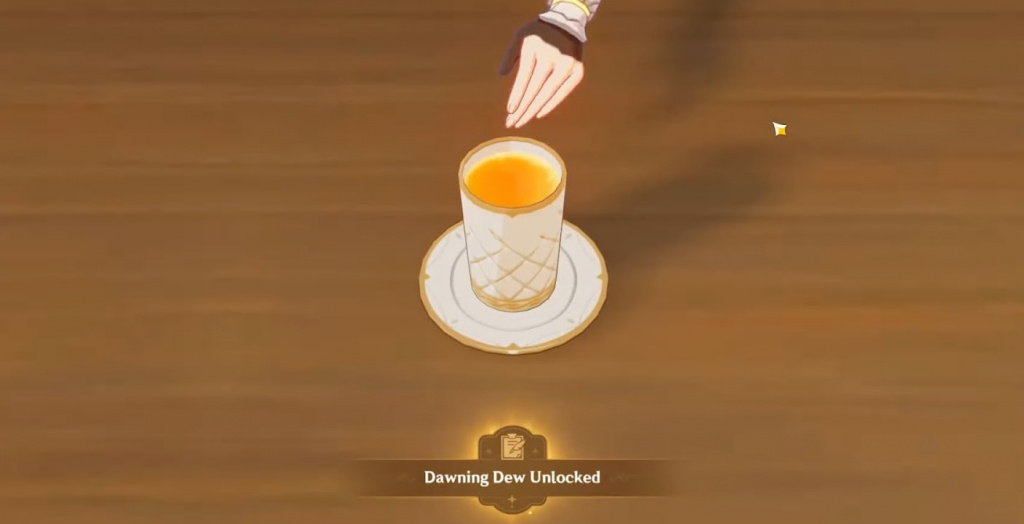 Genshin Impact dawning dew recipe how to make drink event ingredients