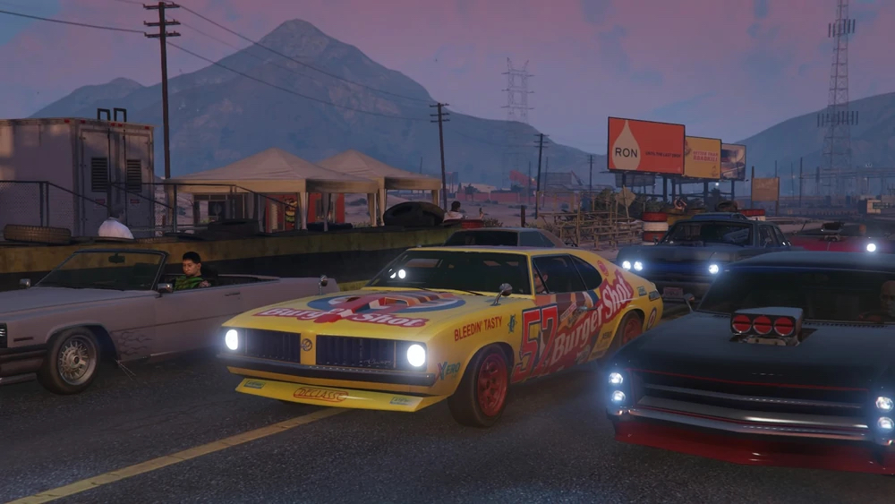 GTA 5 Stock Racing Startlinie