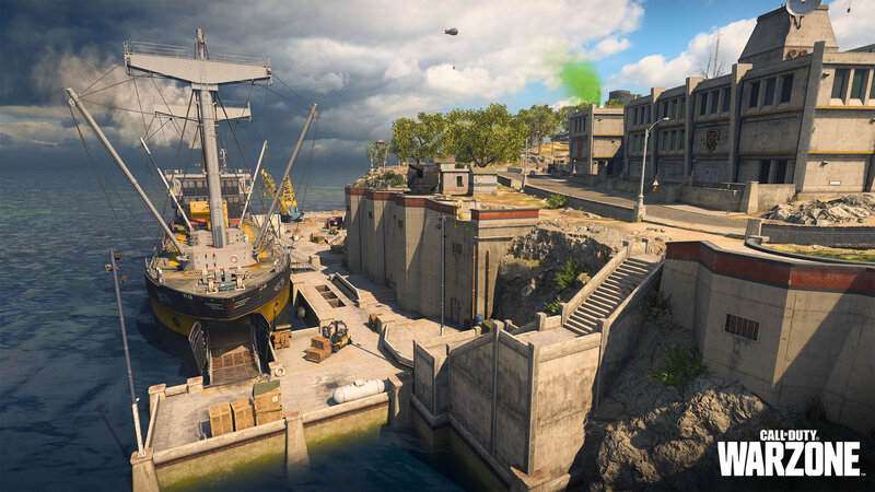 Dock-Hauptkarten-Update Call of Duty Warzone.