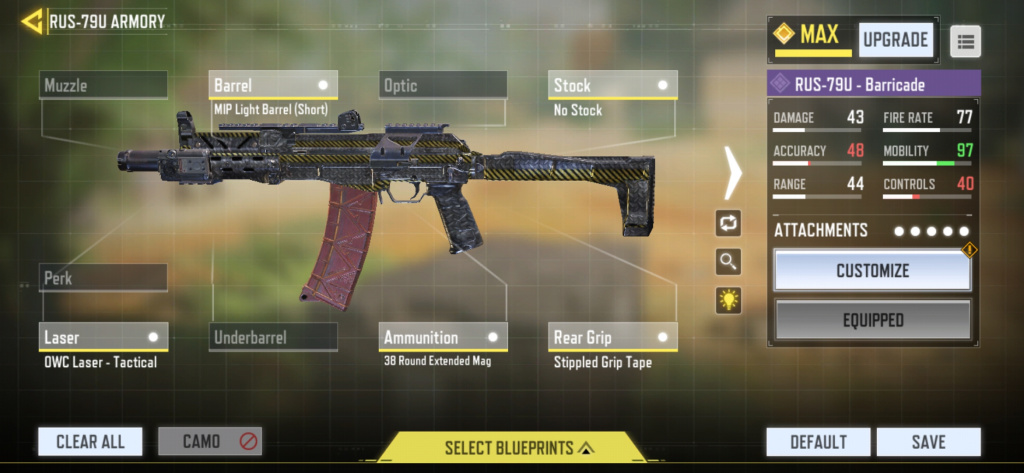 RUS-79U SMG COD Mobile Saison 3