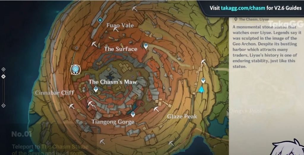 Genshin Impact 2.6 archaische Steine ​​Orte, an denen die Weltquest des Abgrunds zu finden ist, wer den Stein sucht