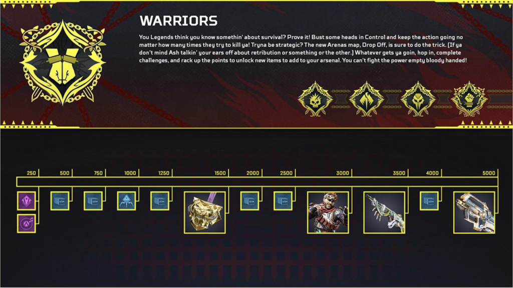 Apex Legends Warrior Collection Event-Tracker