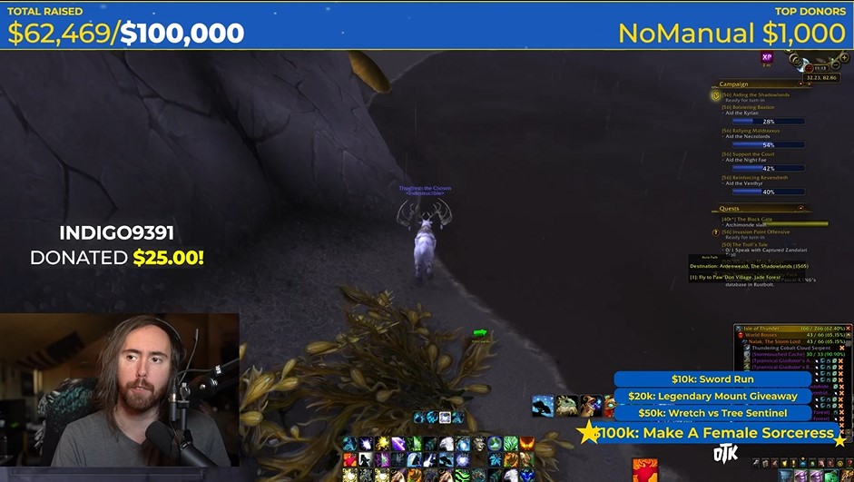 Asmongold auf Destiny Twitch verbietet hasserfülltes Verhalten