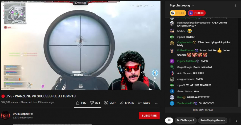 dr disrespect twitch ban grund, warum doc gesperrt wurde