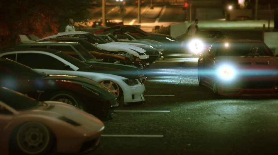 GTA Online Cars Parkplatz-Aufstellung