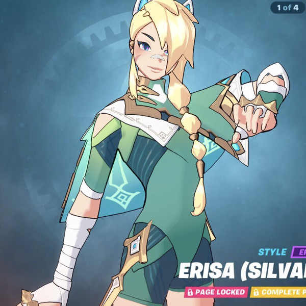 fortnite erisa silvian style silva style costume battle pass kapitel 3 staffel 2