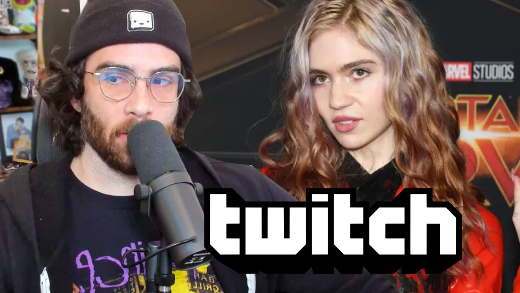 Twitch-Ikone Hasan Piker überraschte die Fans am Aprilscherz, als Musikstar Grimes zu ihm in seinen Livestream kam.