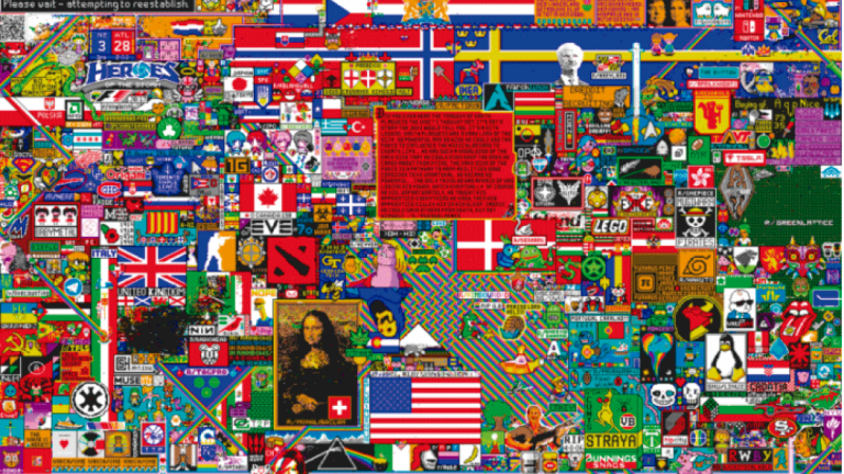 Gestohlene r/Place-Kunst wird als NFTs verkauft