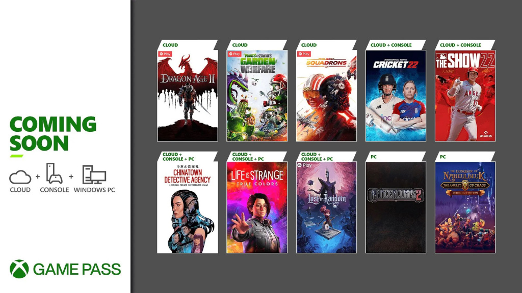 Xbox Game Pass April 2022