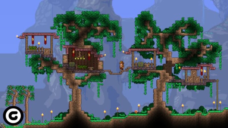 Baumhaus bauen in Terraria