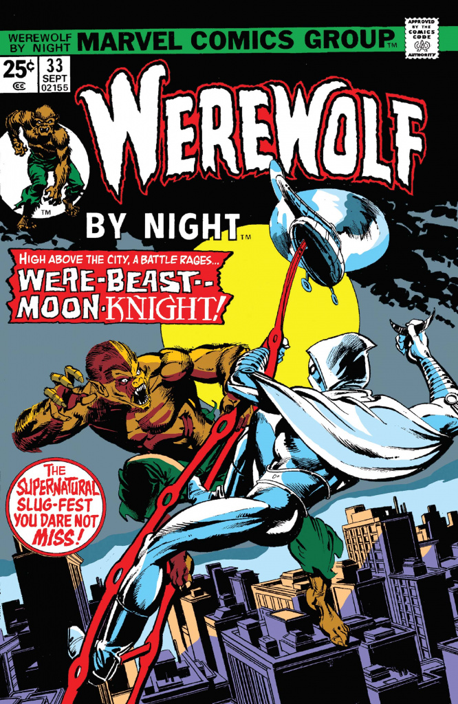 Mondritter QR-Code kostenlose digitale Comics Werwolf bei Nacht Ausgabe 33 Mondritter zweiter Auftritt