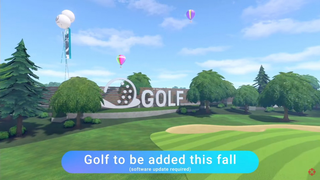 Nintendo Switch Sports Golf-Update