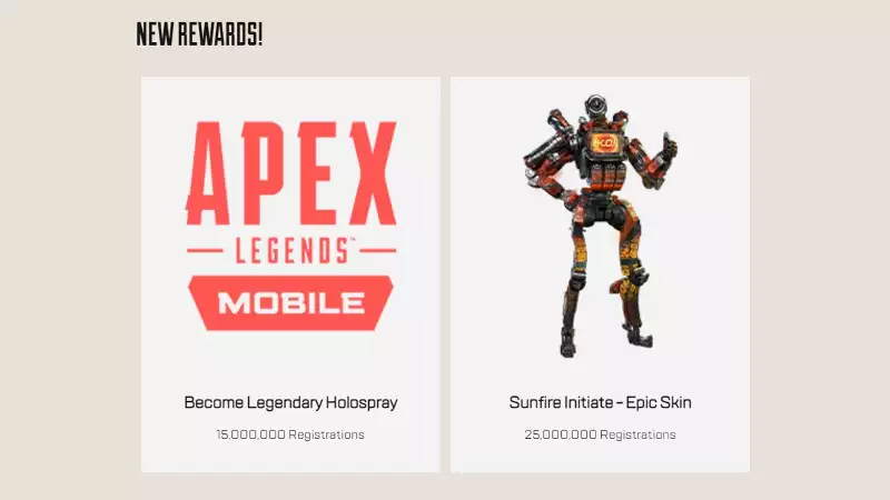 Registrieren Sie sich jetzt für Apex Legends Mobile vor und erhöhen Sie Ihre Chancen, diese einzigartigen Belohnungen zu erhalten.