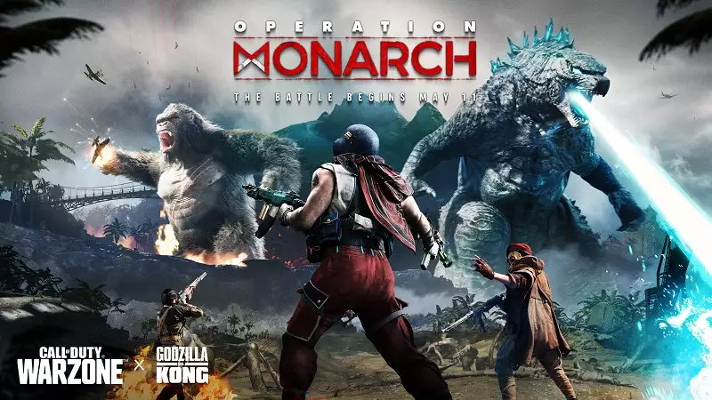 Call of Duty Warzone Pacific Season 3 klassifizierte Waffenaktualisierung Operation Monarch Event King Kong Godzilla