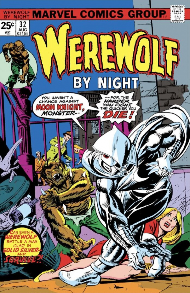 Mondritter QR-Code digitale kostenlose Comics Werwolf bei Nacht Ausgabe 32 Erster Auftritt